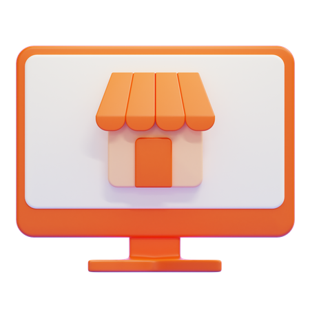 ONLINE SHOPP  3D Icon