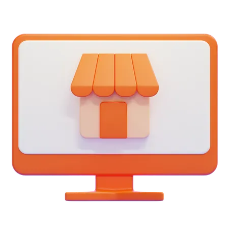 ONLINE SHOPP  3D Icon