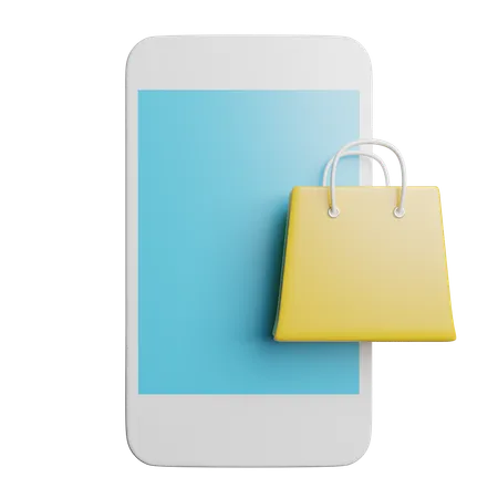 Shopping Online Apps 3D Icon