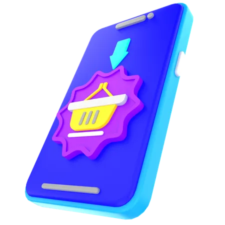 オンラインショッピング  3D Icon