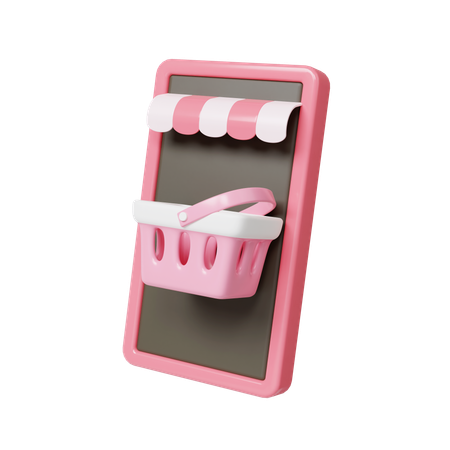 Online Shopping  3D Icon