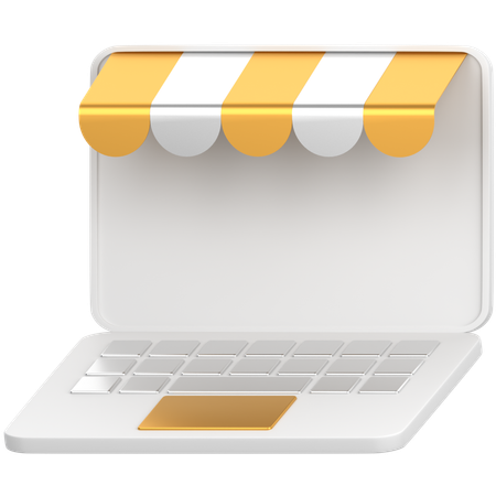 Online Shopping  3D Icon