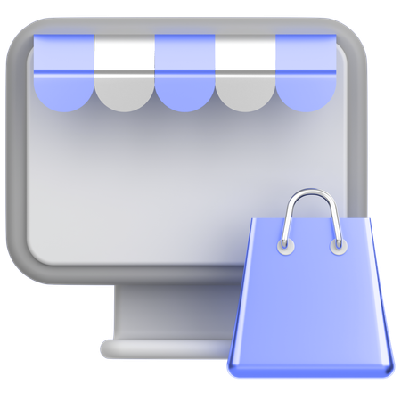 Online Shopping  3D Icon