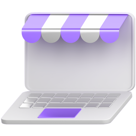 Online Shopping  3D Icon