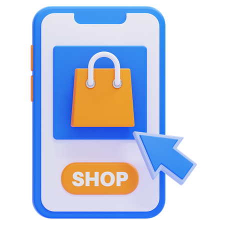 Online Shopping  3D Icon