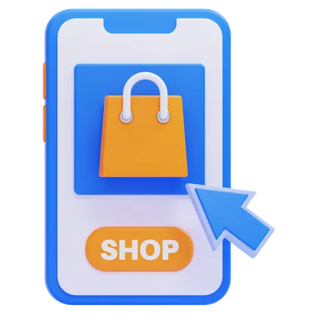Online Shopping  3D Icon