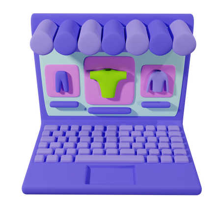 Online Shopping  3D Icon