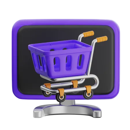 Online Shopping  3D Icon