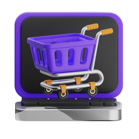 Online Shopping  3D Icon