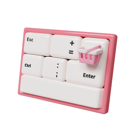 Online Shopping  3D Icon