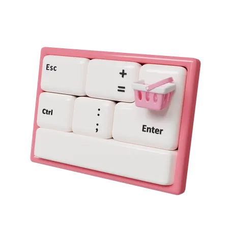 Online Shopping  3D Icon
