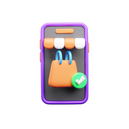 Online Shopping  3D Icon