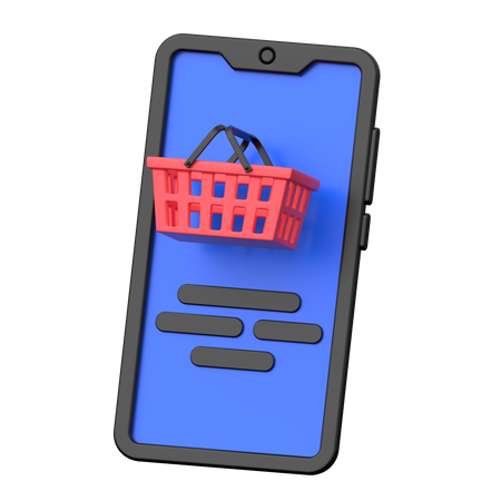 Online Shopping  3D Icon