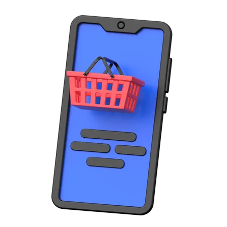 Online Shopping  3D Icon