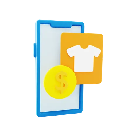 Online Shopping  3D Icon