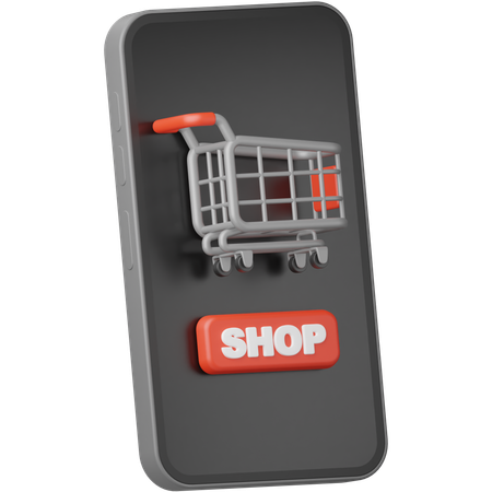 Online Shopping  3D Icon