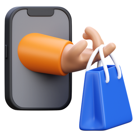 Online Shopping  3D Icon