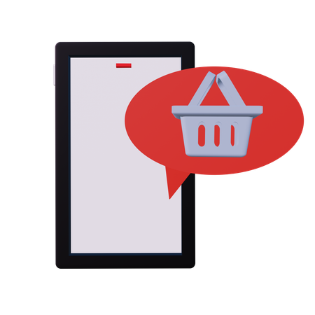 Online Shopping  3D Icon