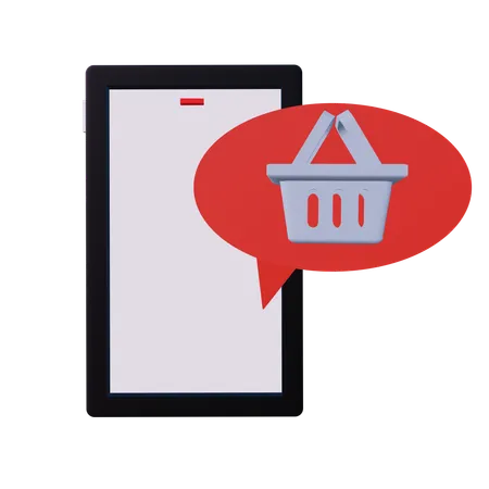 Online Shopping  3D Icon