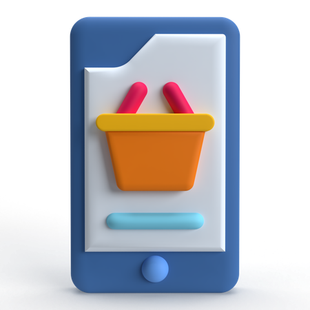 Online Shopping  3D Icon