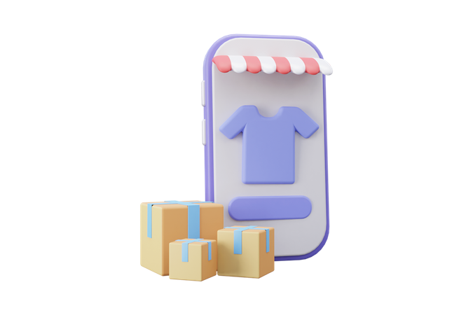 Online shopping  3D Icon