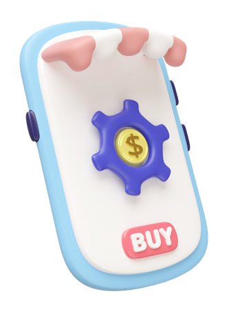 Online Shopping  3D Icon