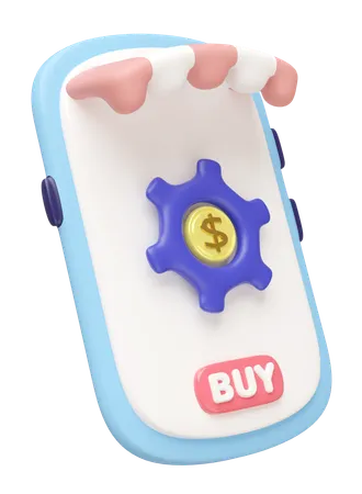 Online Shopping  3D Icon