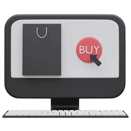 Online Shopping  3D Icon