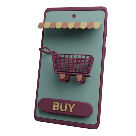 Online Shopping  3D Icon