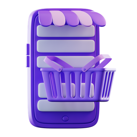 Online Shopping  3D Icon