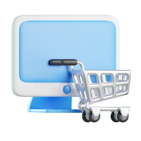 Online Shopping  3D Icon