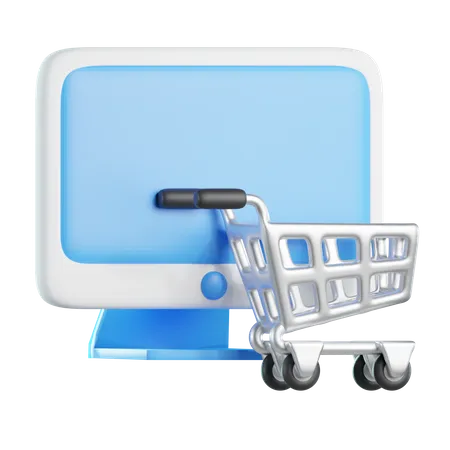 Online Shopping  3D Icon