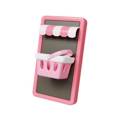 Online Shopping  3D Icon