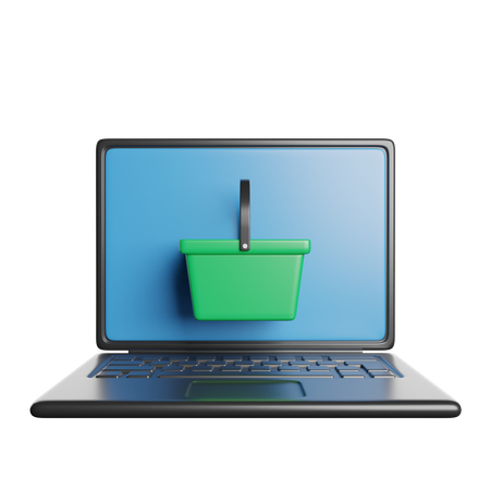Online Shopping  3D Icon
