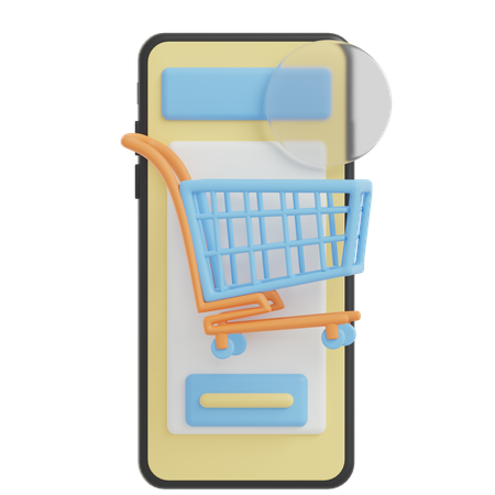 Online Shopping  3D Icon