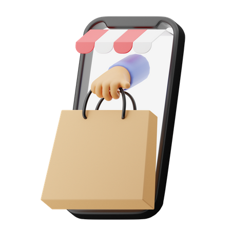 Online shopping  3D Icon