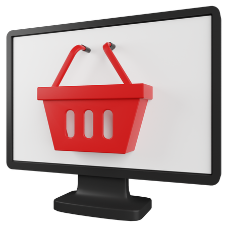 Online Shopping  3D Icon