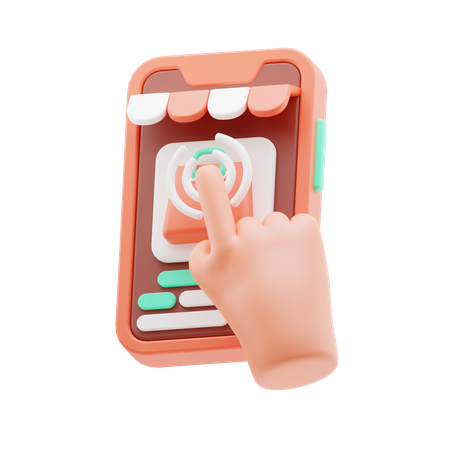 Online Shopping  3D Icon