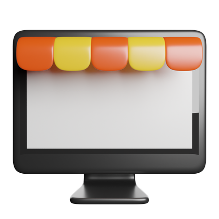 Online Shopping  3D Icon