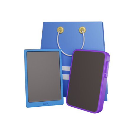 Online Shopping  3D Icon