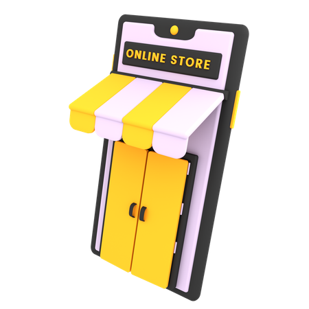 Online Shopping  3D Illustration