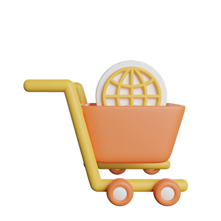 Online Einkaufen  3D Icon