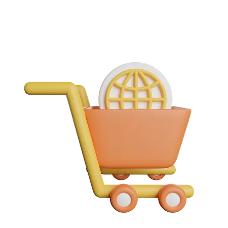 Online Shopping Internet 3D Icon