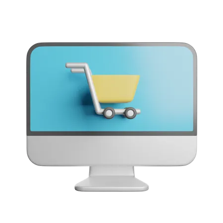 Online Shopping Website 3D Icon