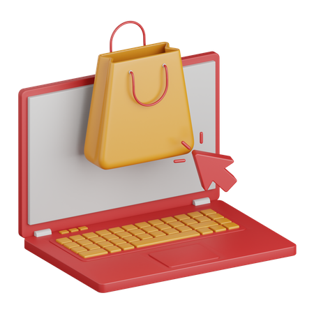 Online shopping  3D Icon
