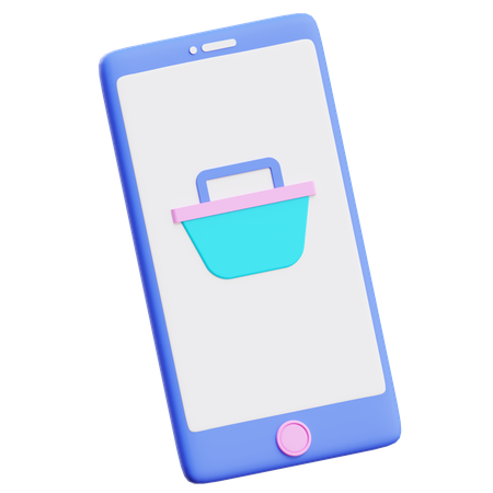 Online Shopping App  3D Icon