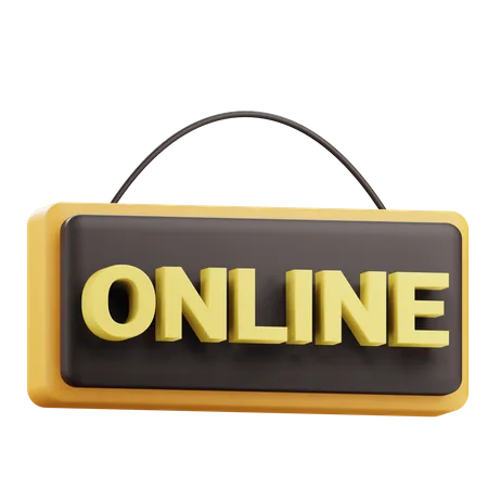 Online Shopping Board  3D Icon