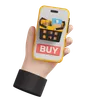 Online Shopping Cart Hand Gesture