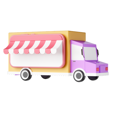 Online Shopping Delivery  3D Icon