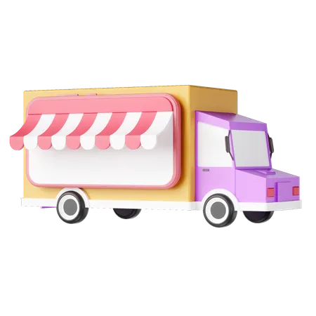 Online Shopping Delivery  3D Icon